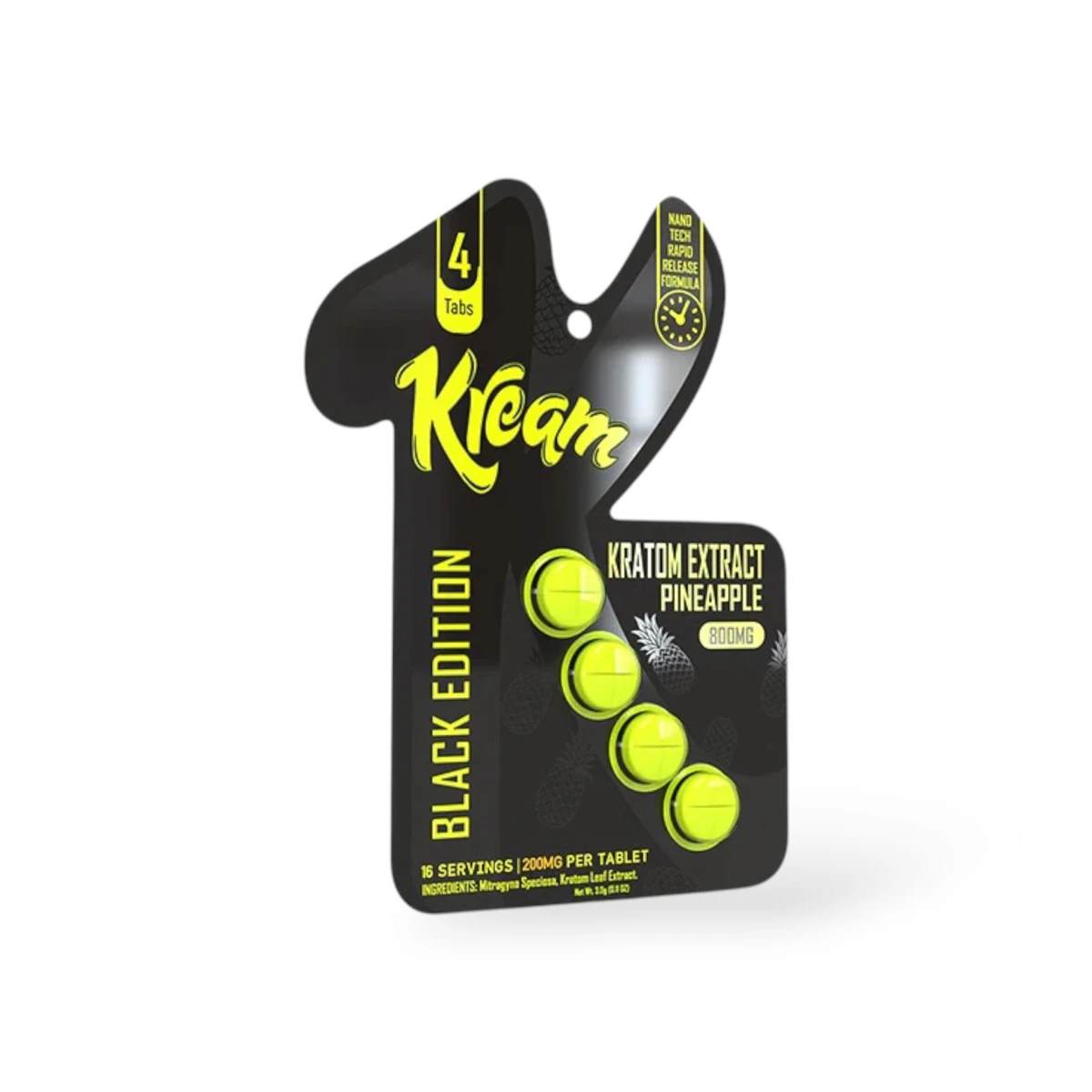 Kream OHMZ Black Edition chewable tablets, 200 mg per tablet